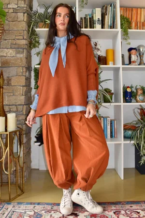 Basso Box Knit Rust